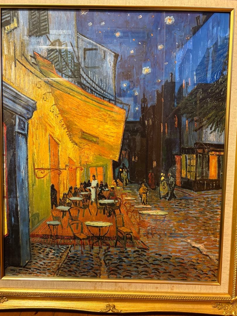 74.5cmフィンセント・ファン・ゴッホ「夜のカフェテラス」ファイン
