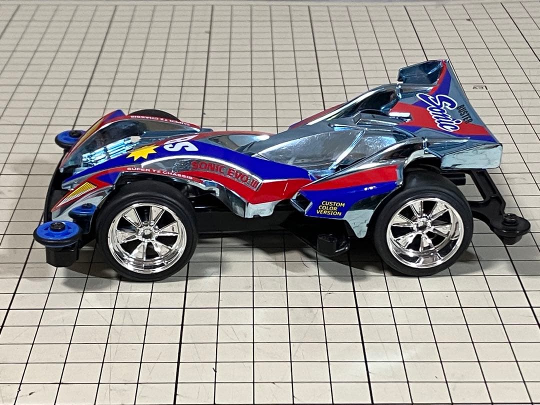 タミヤ ミニ四駆 バスターソニック ブルーメッキ ドレスアップ