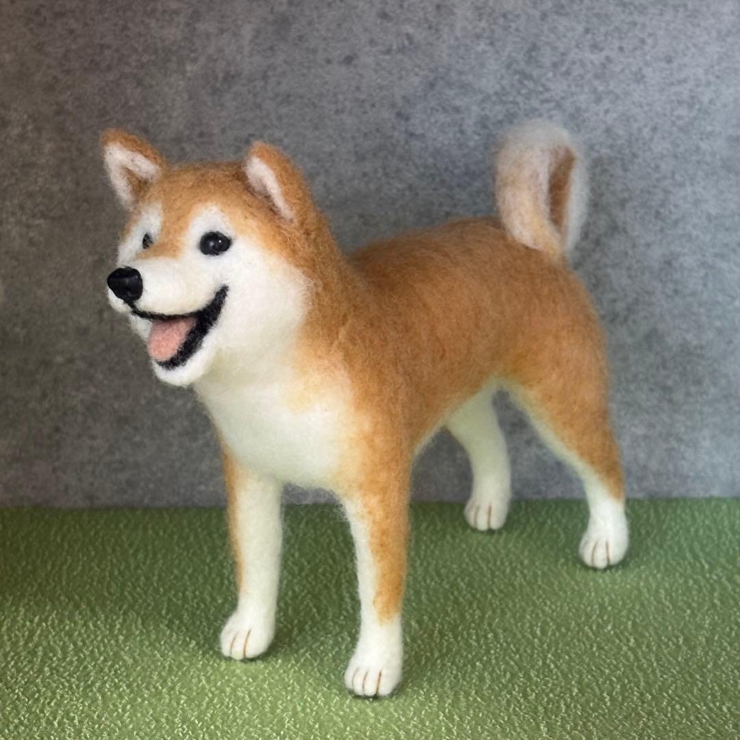 柴犬 羊毛フェルト ハンドメイド No.112 - メルカリ
