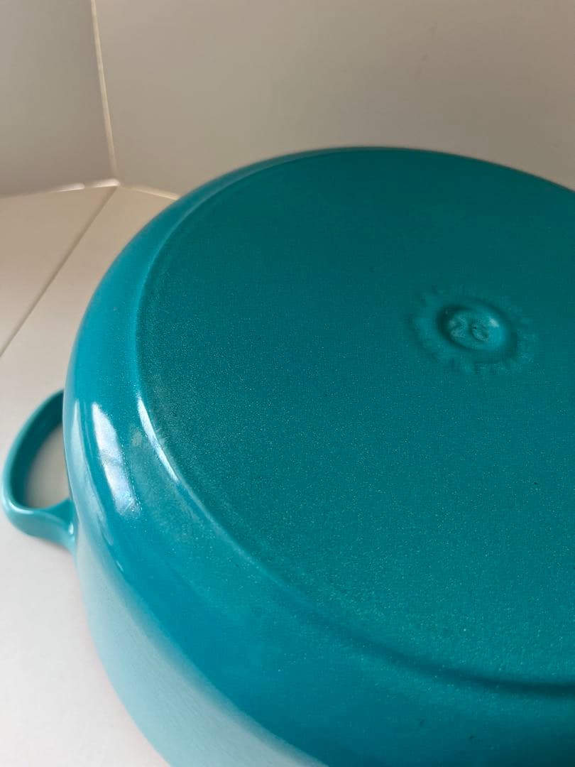豆子さま専用 ルクルーゼ ココットロンド 26cm カリビアンブルー