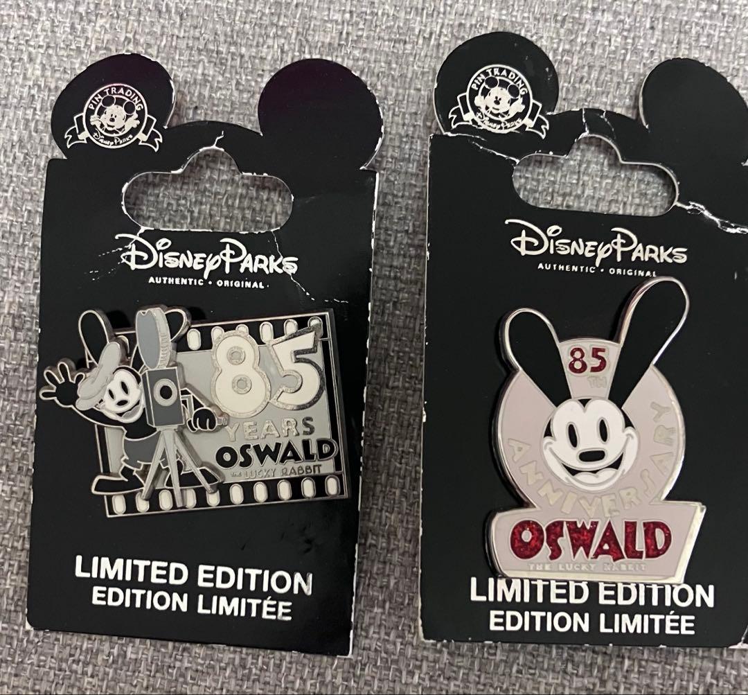 レア ディズニー オズワルド 85周年 ピンバッジ バラ売り可 新品未使用 ディズニー オズワルド ピンバッジ ピンバッチ グッズ