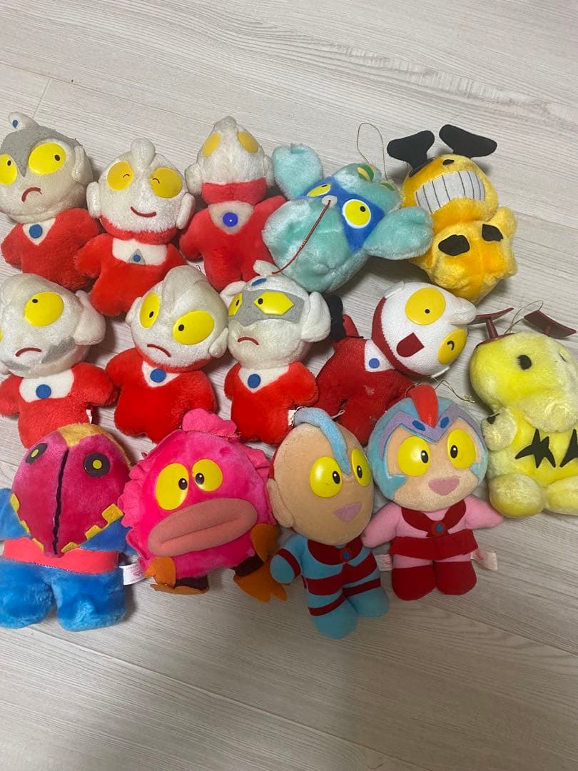 ウルトラマン ぬいぐるみセット 当時物 レトロ - メルカリ