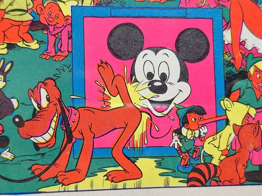 60's～ ディズニー ヴィンテージ ポスター エロ 当時物 ミッキー