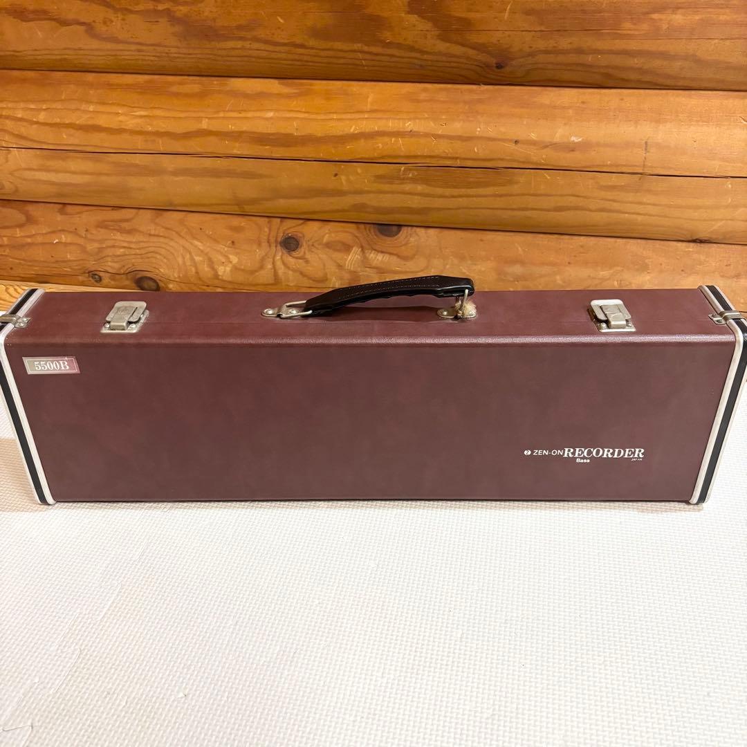 ZEN-ON ゼンオン バスリコーダー Bass 5500B ケース付 1 - メルカリ