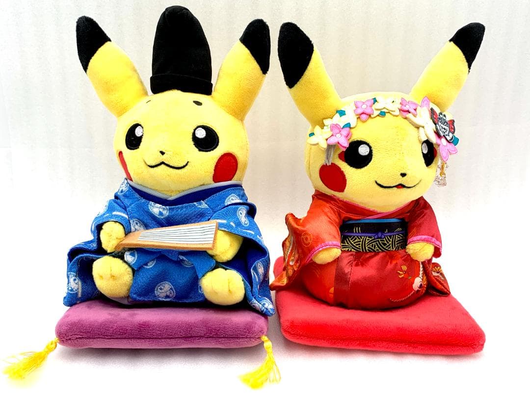 ポケモン ピカチュウ ひな祭り ペアぬいぐるみセット G240508115