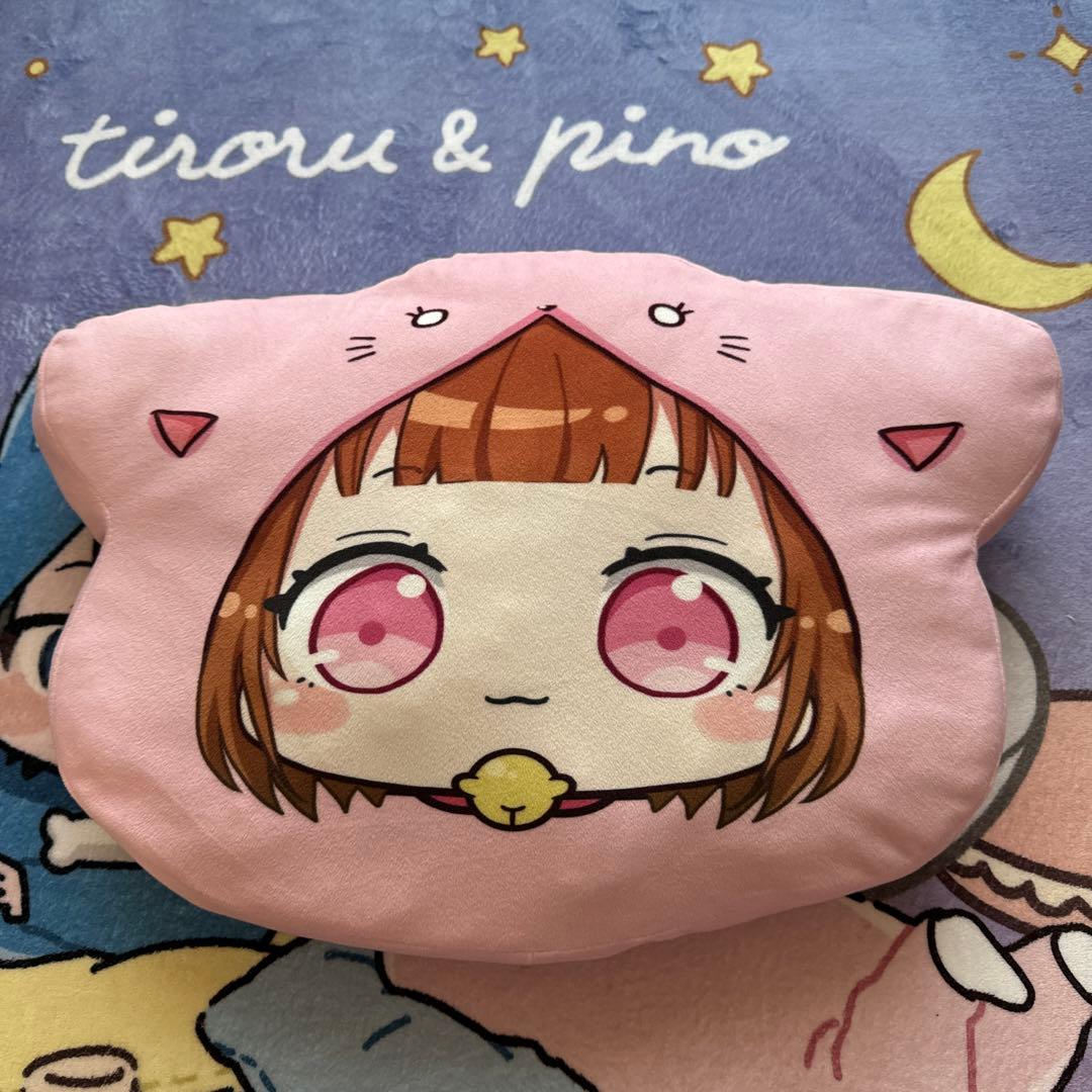 ちろぴの ぴのBIGフェイスクッション - メルカリ