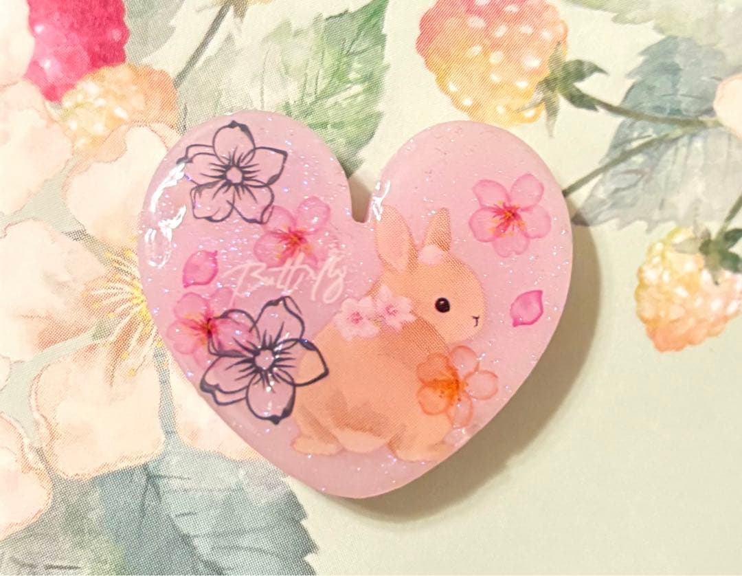 ハンドメイドレジンヘアゴム【2024桜オーダー第三次受付】