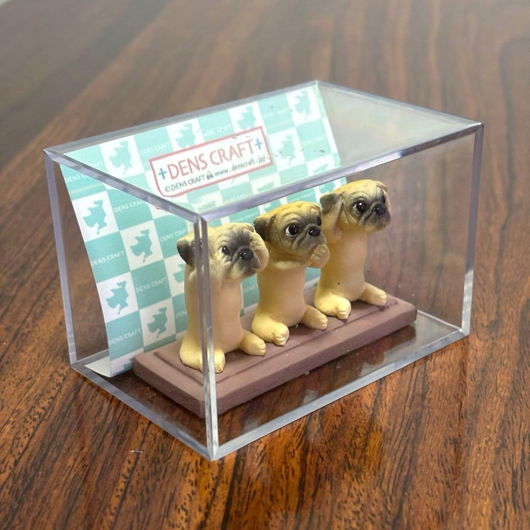 DENS CRAFT デンズクラフト パグ 見ざる 聞かざる 言わざる - メルカリ