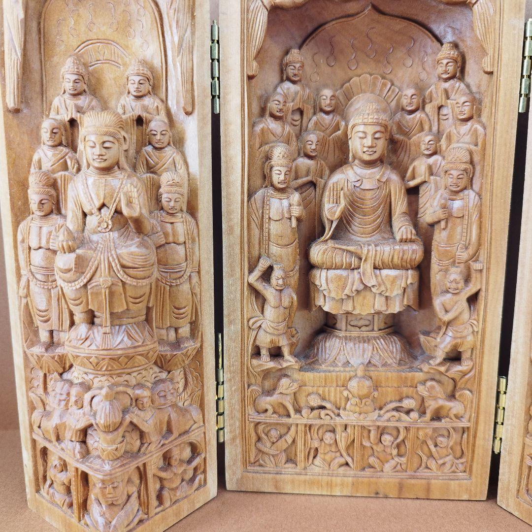 インド老山白檀「国宝緒尊仏籠」《整理番号:BU002》