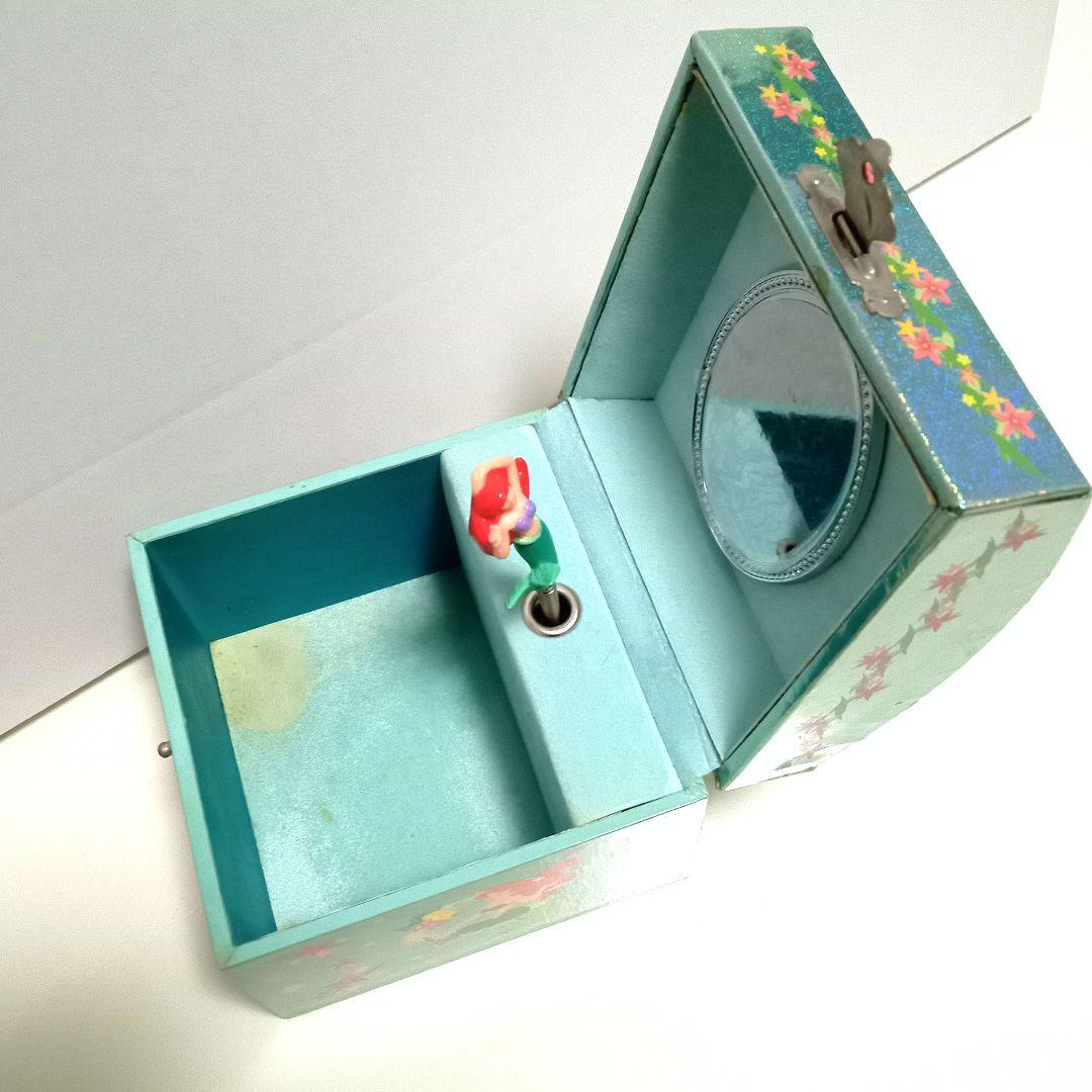 レトロ リトルマーメイド アリエル オルゴール付小物入れ - メルカリ