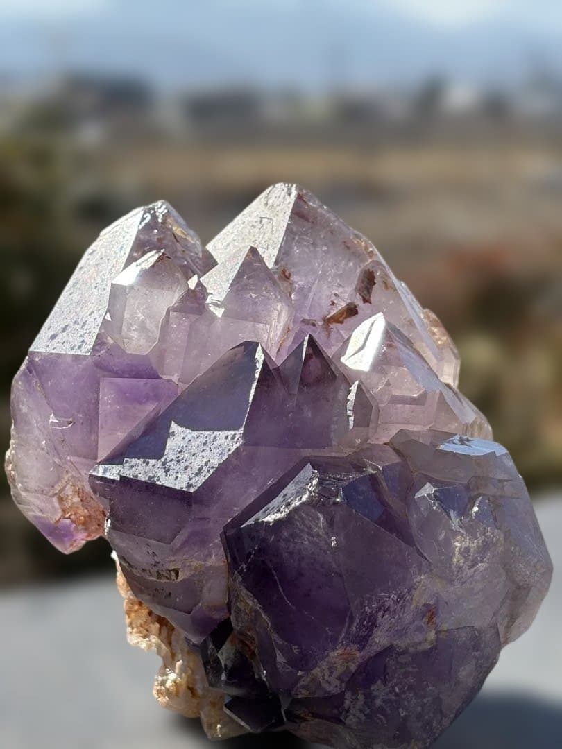 ❤️厳選 希少 約1.4kg 逸品 城 紫鰐水晶 骸骨水晶 エレスチャル