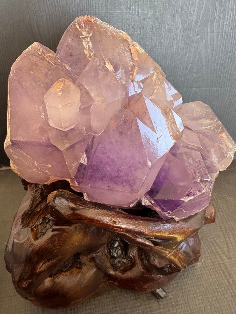 ❤️厳選 希少 約1.4kg 逸品 城 紫鰐水晶 骸骨水晶 エレスチャル