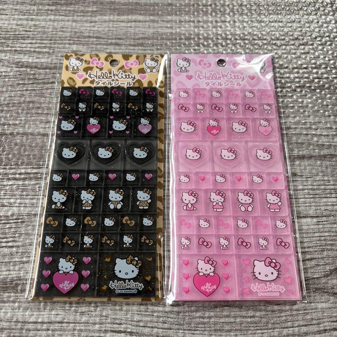正規品】サンリオ ウォーターシール・おはじきふう・タイルシール14点