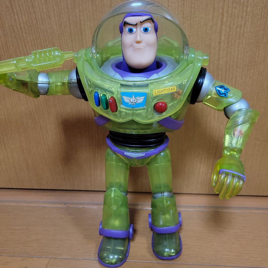 バズ・ライトイヤー フィギュア クリアーグリーンバージョン約23cm