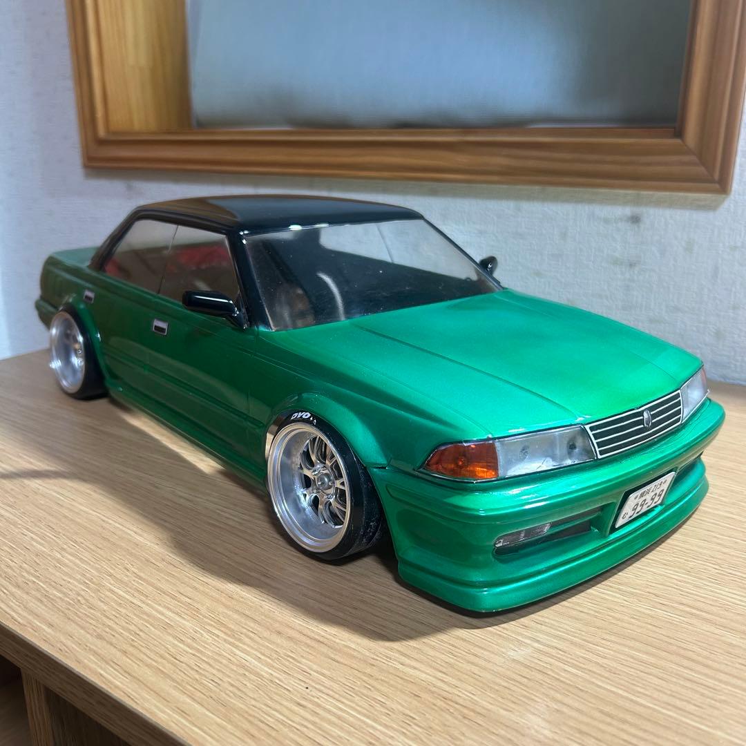 ラジコン　ボディ　81 マークII Amazon | Toyota マークII JZX81 クリアボディセット(未塗装