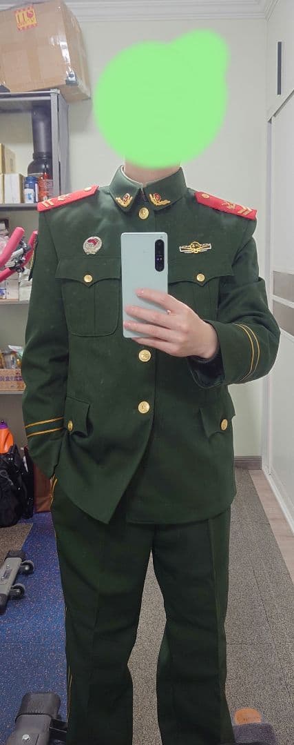 中国人民武装警察部隊 冬常勤服完全セット - メルカリ