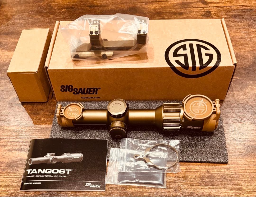 Evolution Gear Sig SAUER Tango6T マウントセット TANGO6T S-VPS KIT 1-6X24MM (SFP)