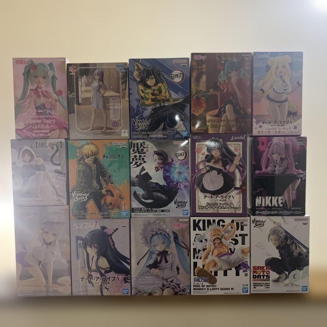 【新品・未開封】アニメフィギュア15体セットまとめ売り 新品未開封】フィギュア まとめ売り15体 - メルカリ