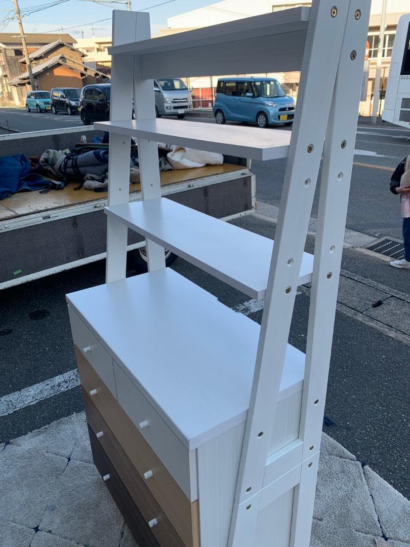 福岡市限定】チェストラック ニトリ ランダム2 80 83.2×40×175 - メルカリ