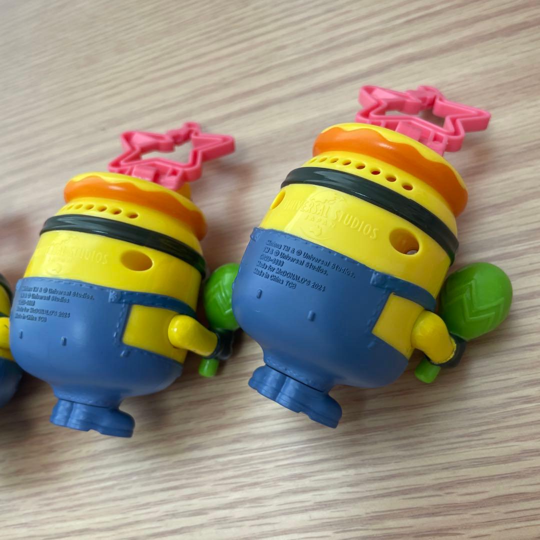 ハッピーセットミニオン4体 ミニオンのぬいぐるみ ティムぬいぐるみ