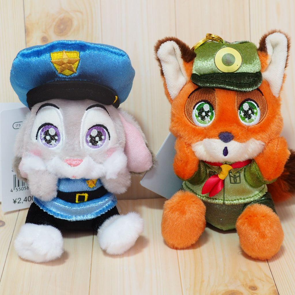 KIRAME ズートピア ニック ジュディ ぬいぐるみ キーホルダー - メルカリ