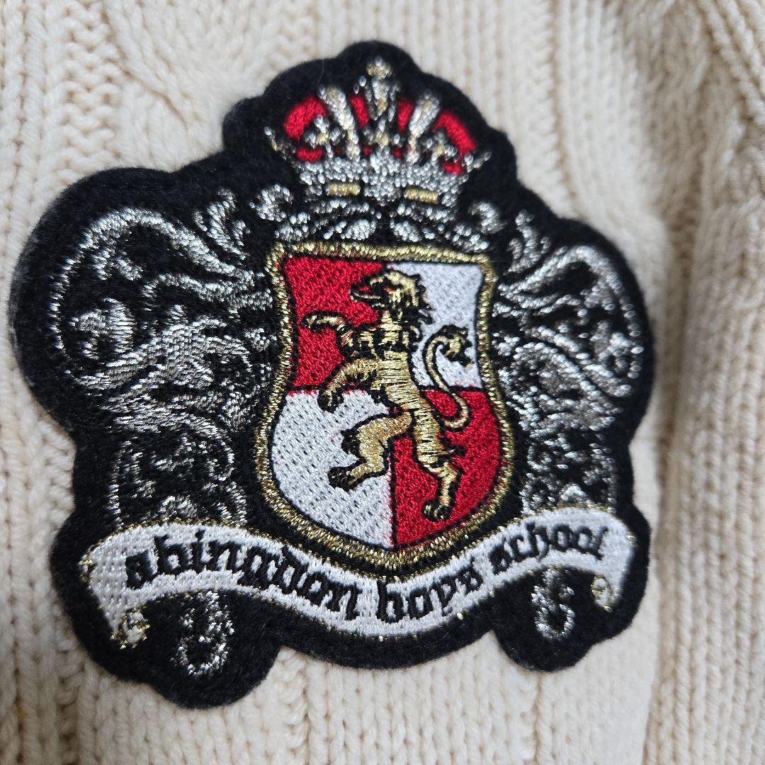 abingdon boys school セーター ケーブルニット ワッペン - メルカリ