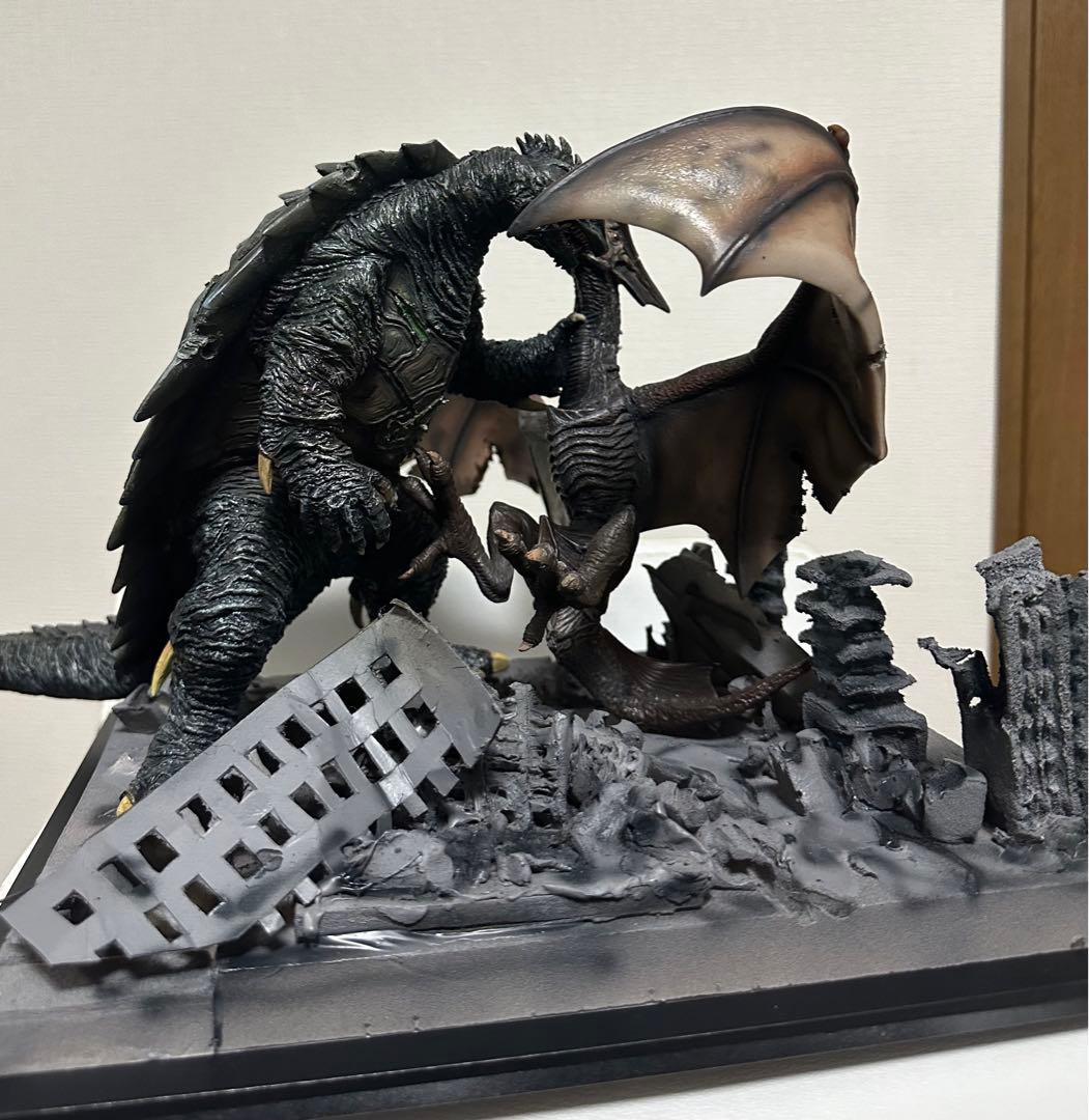 海洋堂 ガメラ3 ギャオス駆除イメージジオラマ ソフビ完成品 - メルカリ
