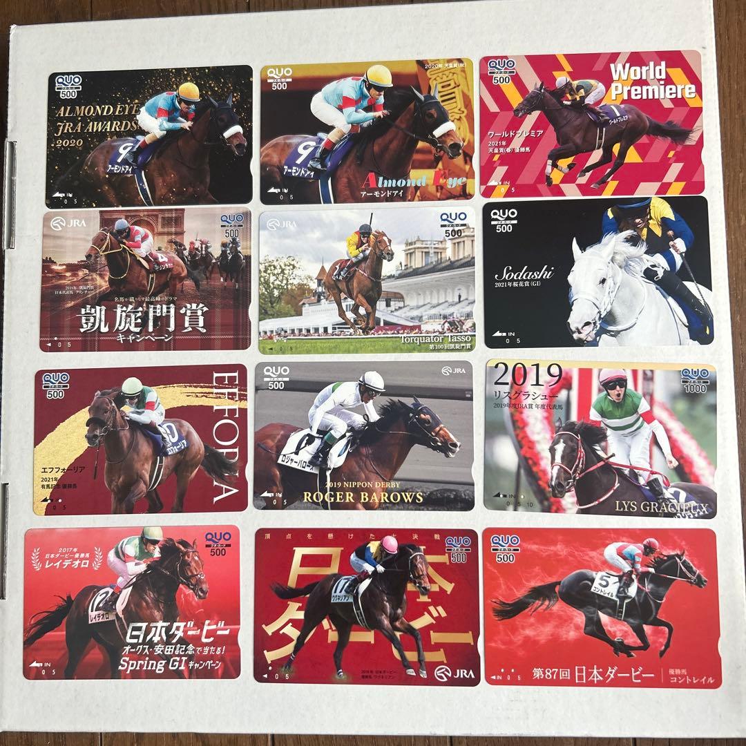 JRA 使用済みクオカード 12枚 - メルカリ