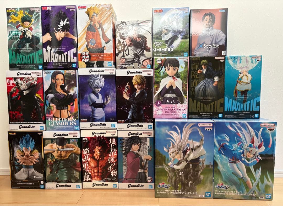 アニメフィギュア19体セット まとめ売り - メルカリ
