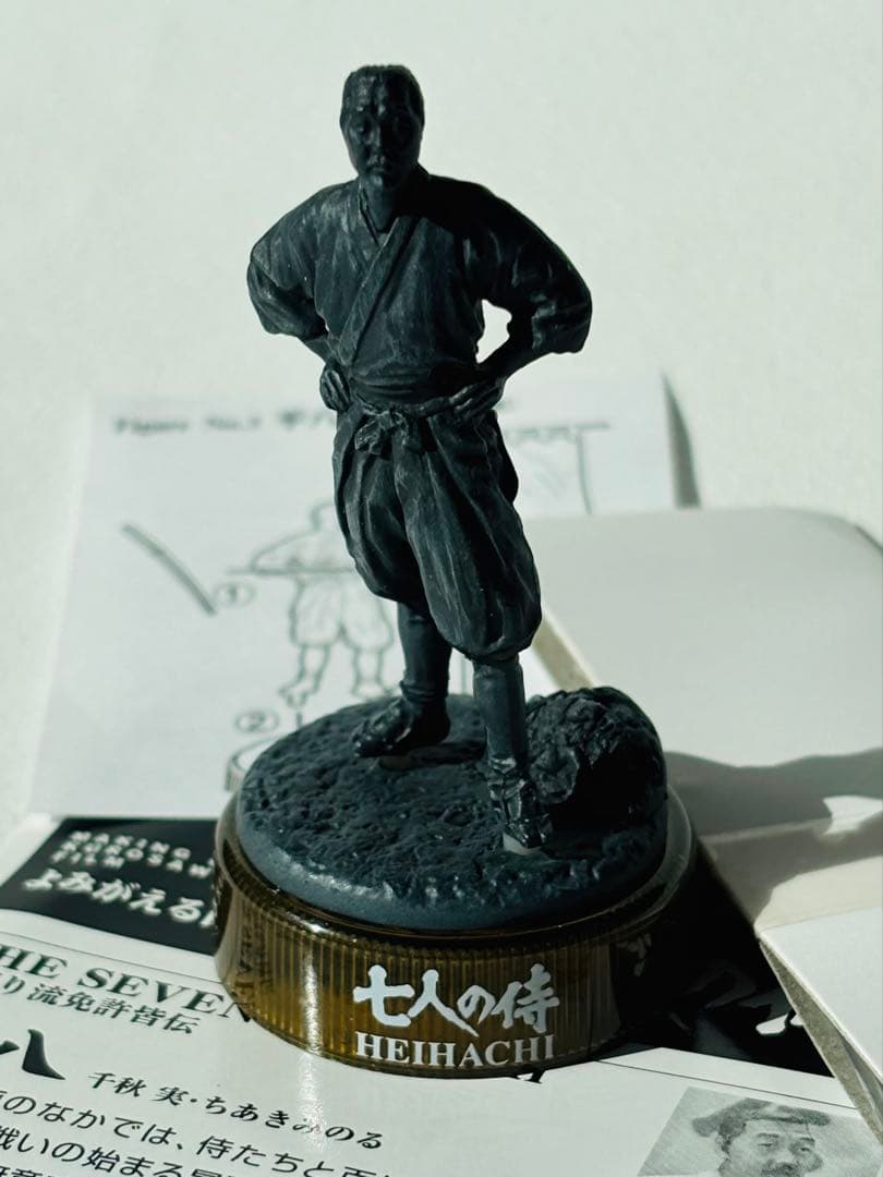 よみがえる巨匠の現場 七人の侍編 黒澤明 海洋堂 モノクロ8種セット