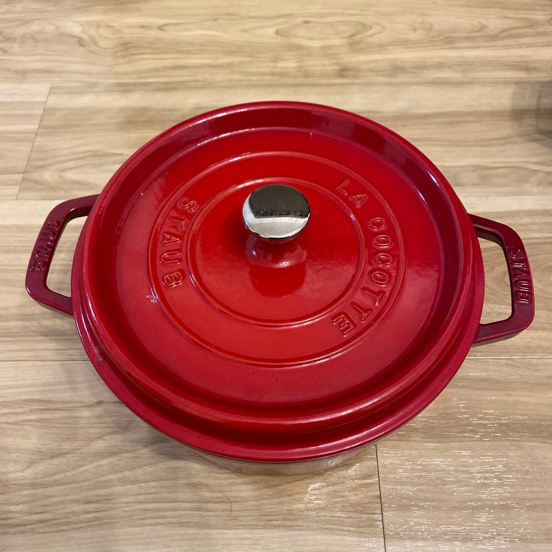 STAUB 鋳鉄製 両手鍋 24cm レッド 楽天市場】【当店人気上昇中】ストウブ 24cm 28cm 両手鍋 鍋