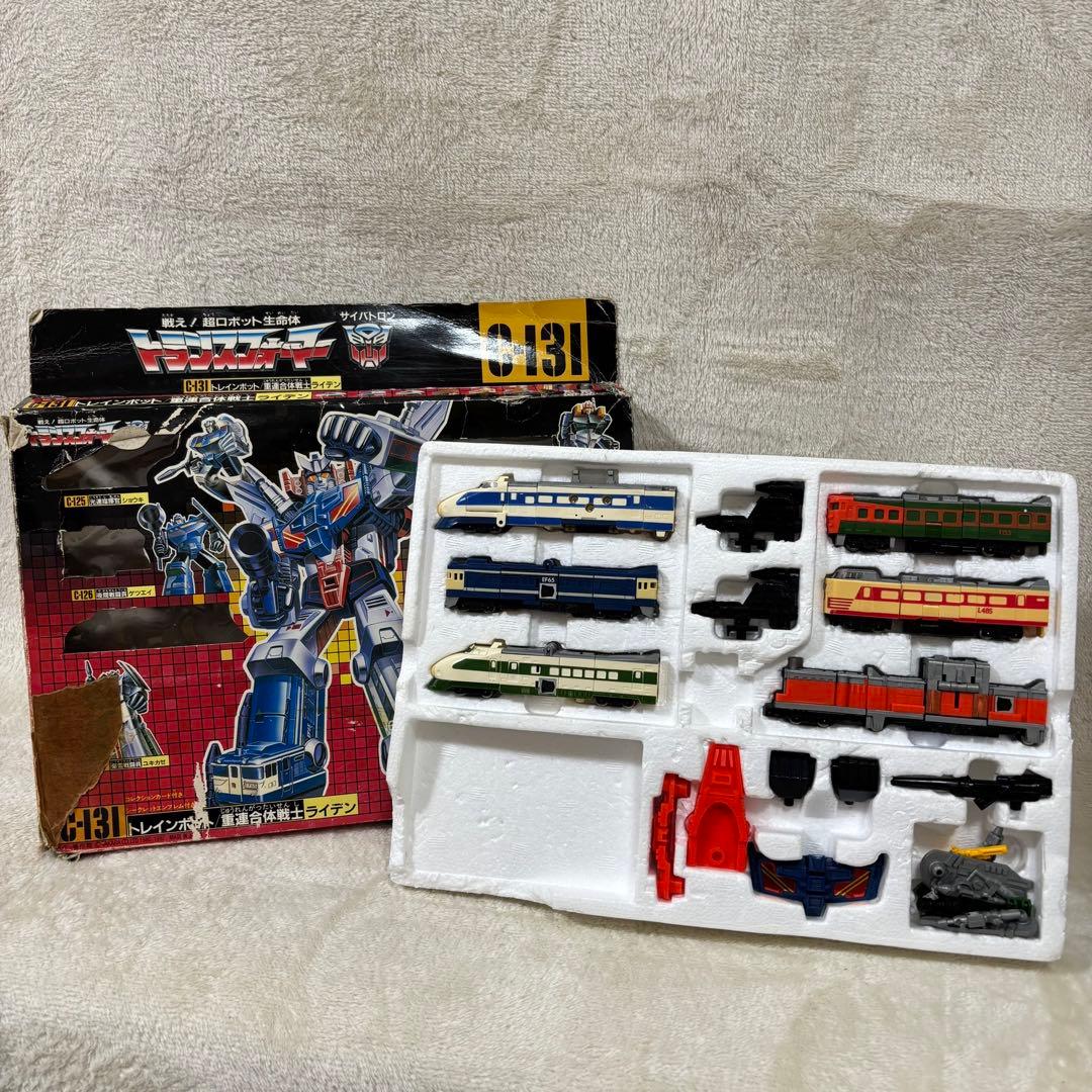 タカラ トランスフォーマー トレインボット 重連合体戦士 ライデン C-131 G1 ヘッドマスターズ サイバトロン トレインボット重連合体戦士