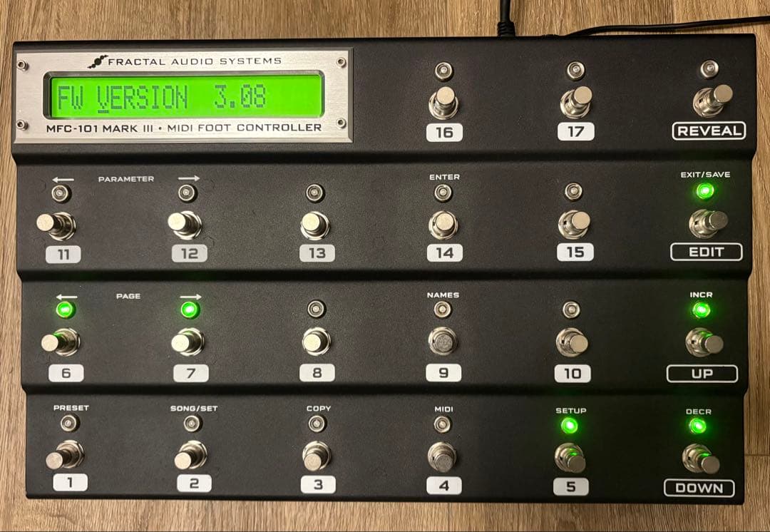 ギター Fractal Audio Systems / MFC-101 Mark III Fractal Audio MFC-101 Mark II MIDI Foot Controller | Reverb