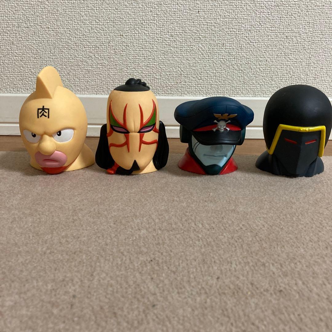 キン肉マン/モンゴルマン/ウォーズマン/ブロッケンJrソフビ貯金箱賞 全