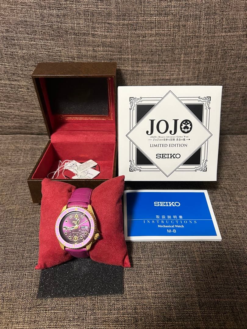 SEIKO ジョジョの奇妙な冒険 限定モデル 楽天市場】ジョジョの奇妙な冒険 腕時計 メンズ ジョルノ
