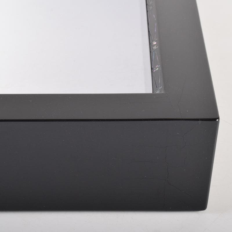 茶道具 塗師 道場宗廣作 青貝松葉蒔絵 炉縁 共箱 C 7052A - メルカリ
