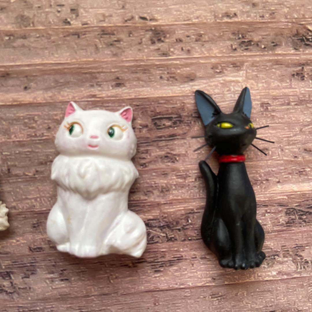 訳あり ジブリ 魔女の宅急便 ジジ 白猫 子猫 マグネット 希少 レア