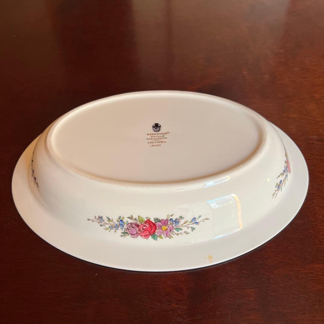 WEDGWOOD コロンビア W595 楕円皿 プレート 25cm 廃盤品 - メルカリ
