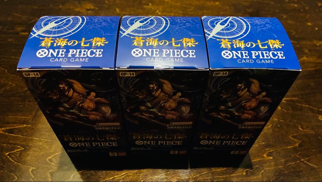 ❗️新品未開封テープ付き❗️ONE PIECE 蒼海の七傑3BOX - メルカリ