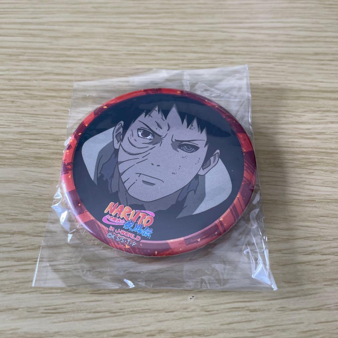 J-WORLD オビト　缶バッジ　2個 NARUTO－ナルト－』バースデイ缶バッジ うちはオビト BE1