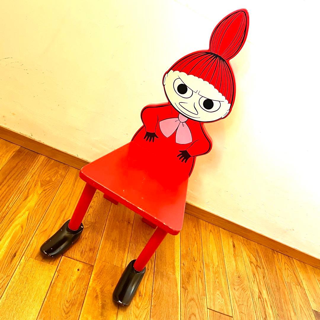 リトルミイ　リトルミー　ムーミン　キッズチェア北欧家具子供椅子リトルファニチャー 木製BOXチェアー（リトルミイ）＜取り寄せ品＞【ラッピング対象外
