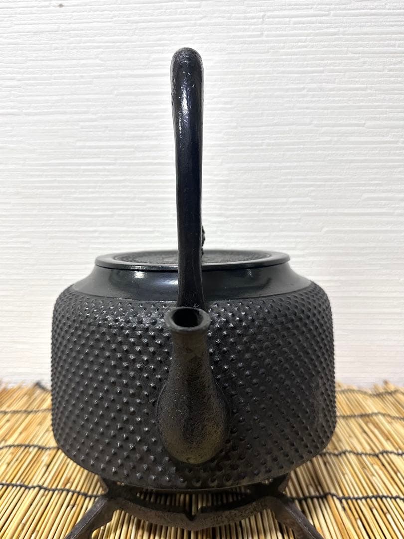 未使用品 成龍堂鋳造所 伝統工芸士 及川 齋（齋峰)造万代屋アラレ3升