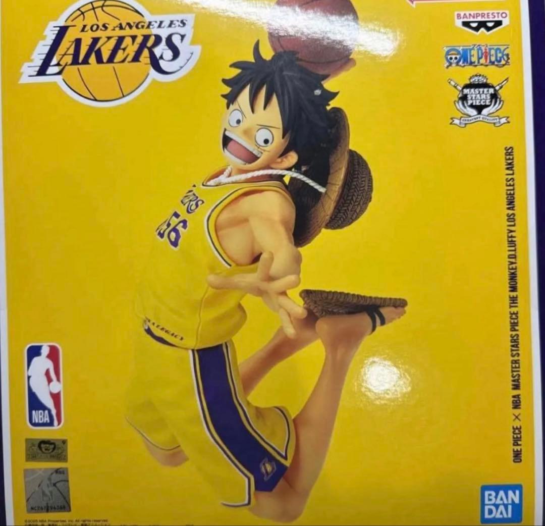 NBA LAKERS レイカーズ ルフィ フィギュア ワンピースベースショップ