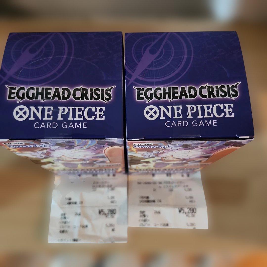 EGGHEAD CRISIS ONE PIECEカードゲームテープカット2BOX - メルカリ
