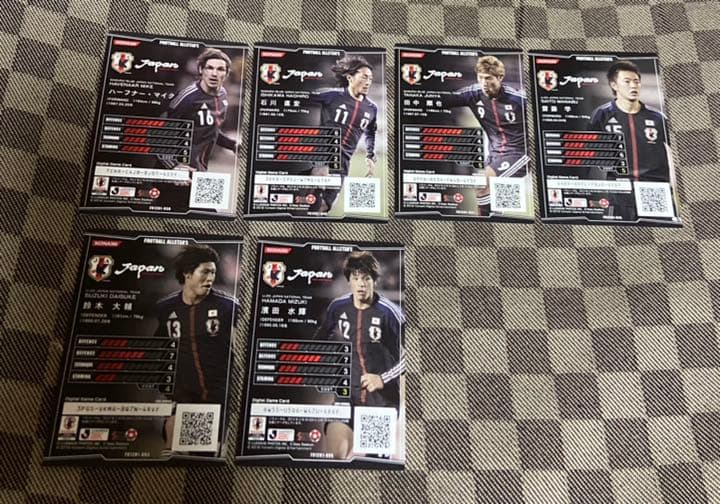 日本代表フットボールオールスターズカード コナミ 2012