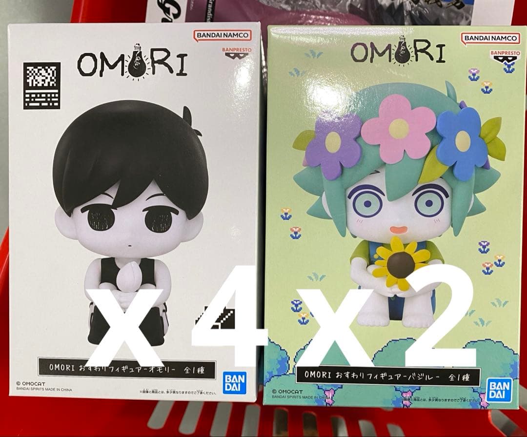 OMORI おすわりフィギュア オモリ バジル 6個セット - メルカリ