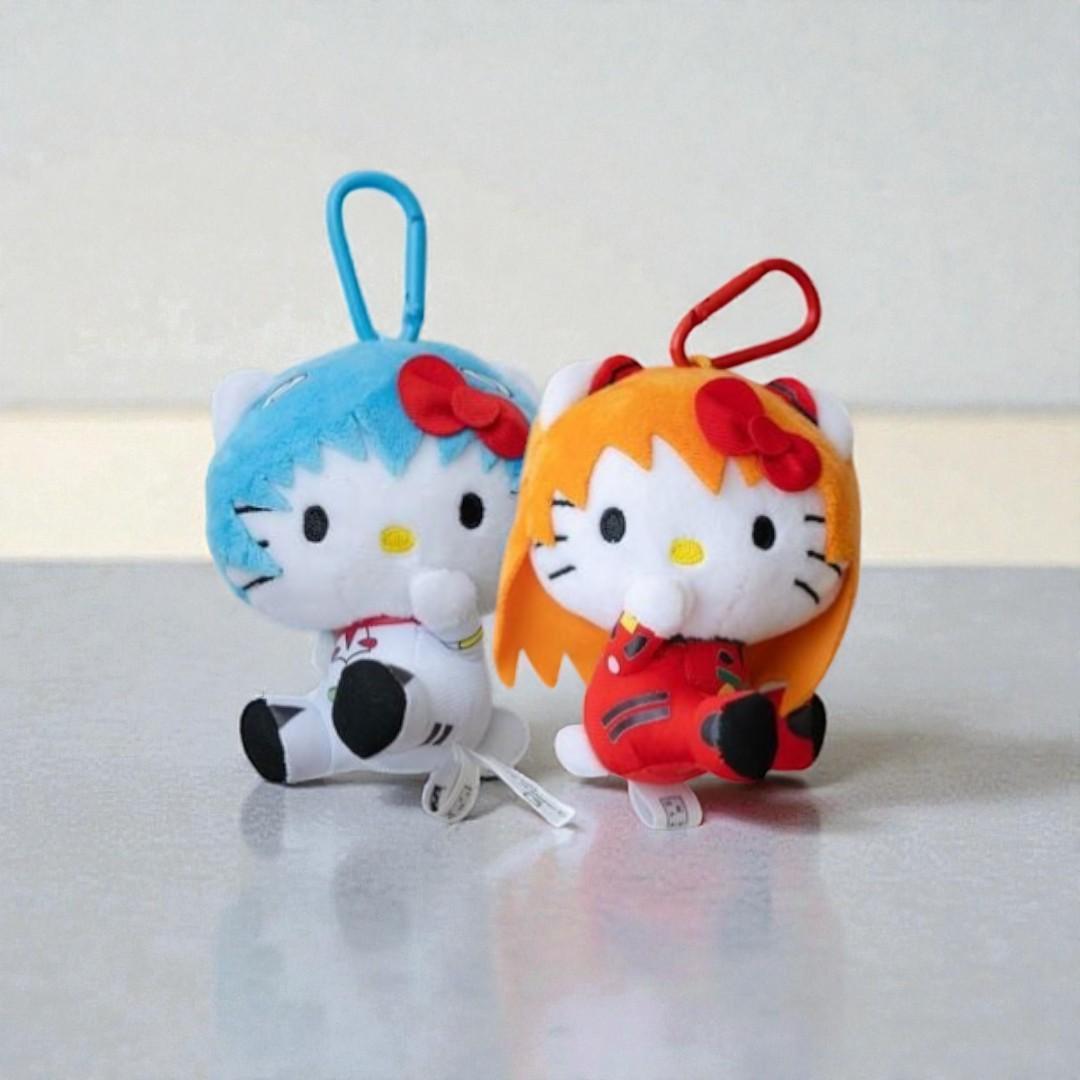 EVA x HELLO KITTY】トイキーホルダー レイ アスカ エヴァ - メルカリ