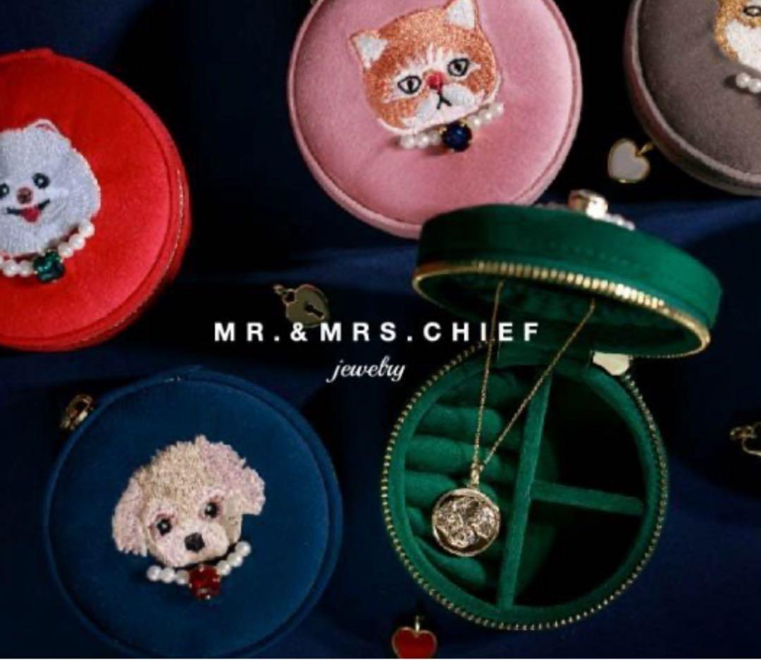 新品 MR.＆MRS.CHIEF ジュエリーケース トイプードル ネイビー - メルカリ