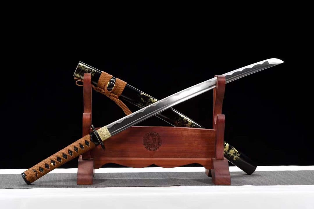 金花脇差】中炭素鋼武士刀 武具 刀装具 日本刀 模造刀 居合