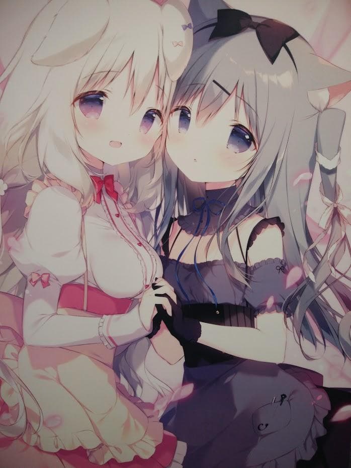しらたま　あまいろショコラータ　苺華＆千絵莉　B2タペストリー Amazon.co.jp: しらたまこ あまいろショコラータ 苺華 等身大